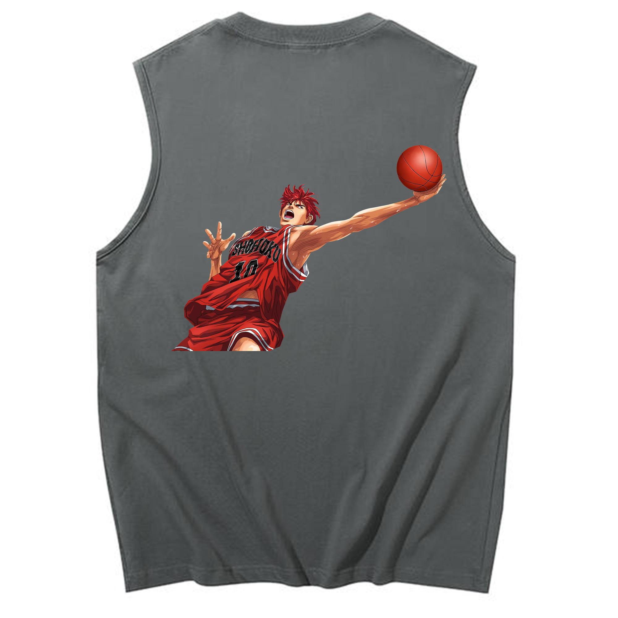 （画像用） SLAM DUNK／スラムダンク コットン100％タンクトップ（背面プリント）